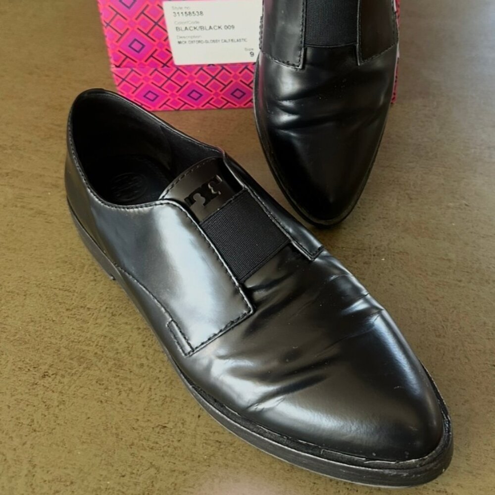Tory Burch Black Mick Oxford - Picture 2 of 10